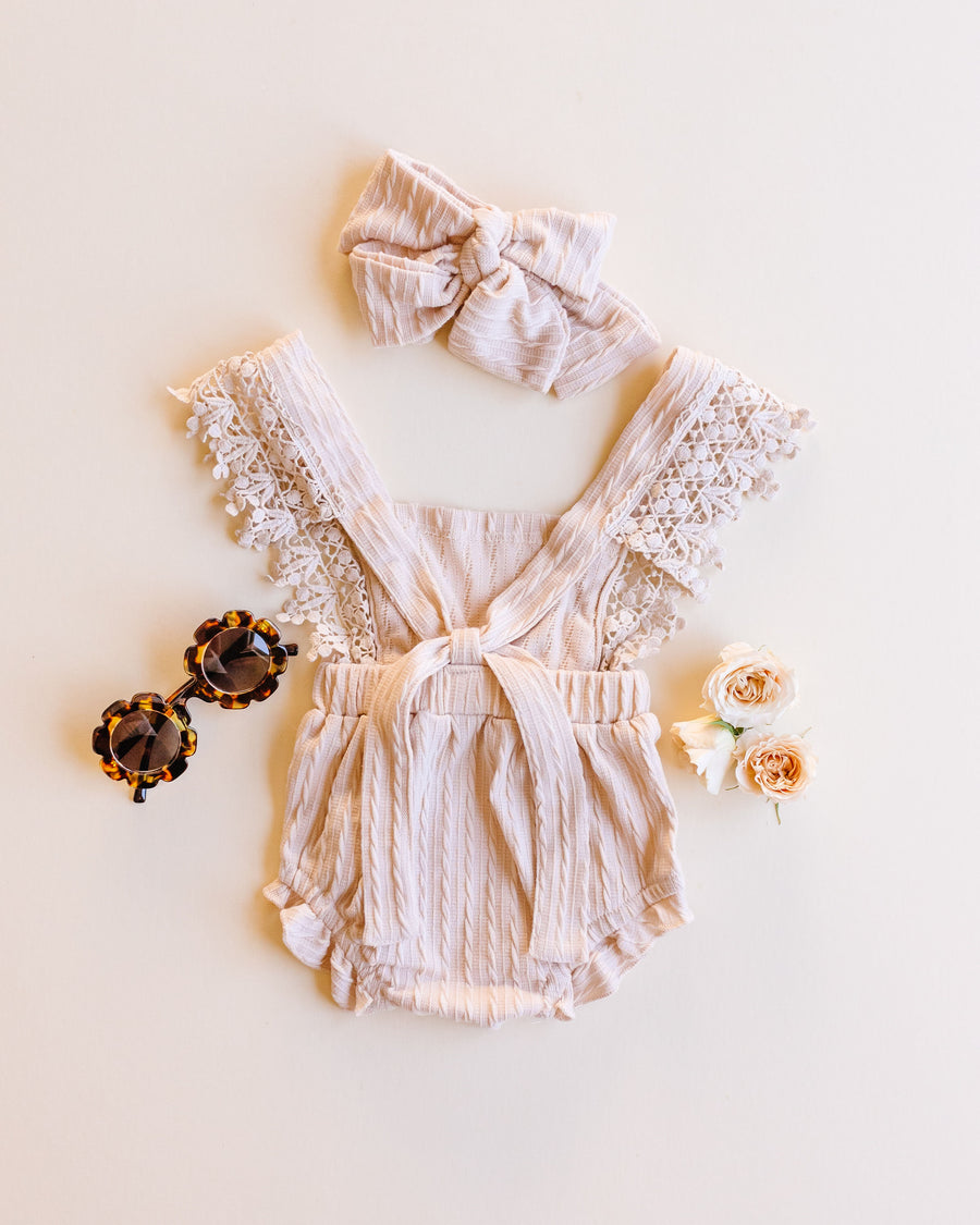 Luxe Romper in Natural