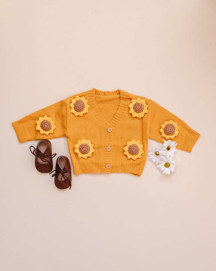 Sunshine Blooms Sweater Cardigan