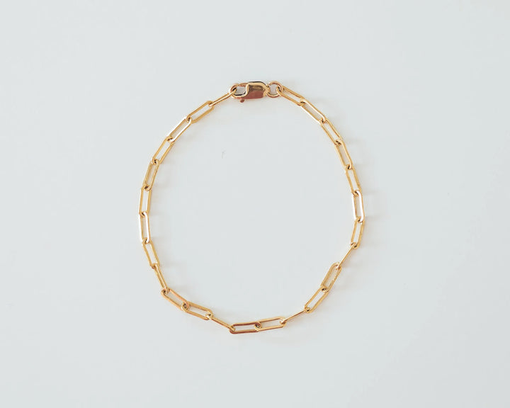 Mommy & Me Paperclip Bracelet - 14K Gold Filled