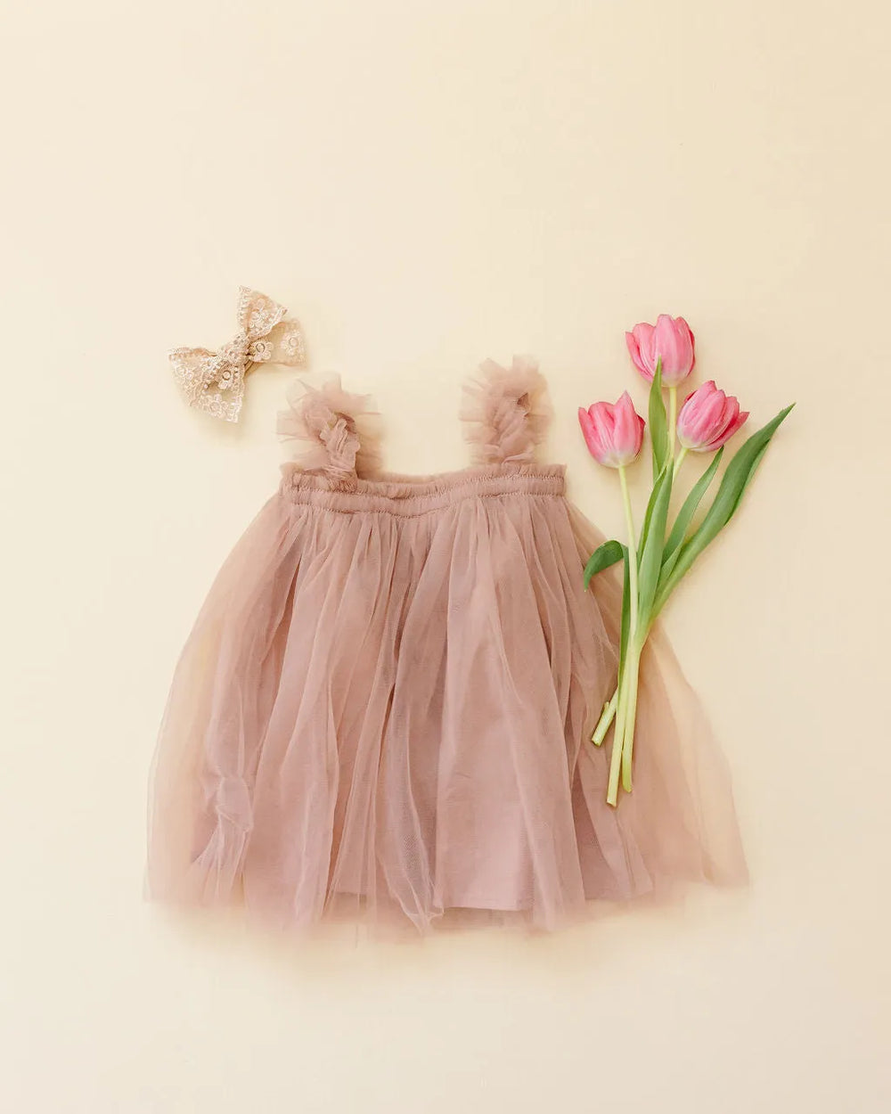 Daphne Dress in Dusty Rose