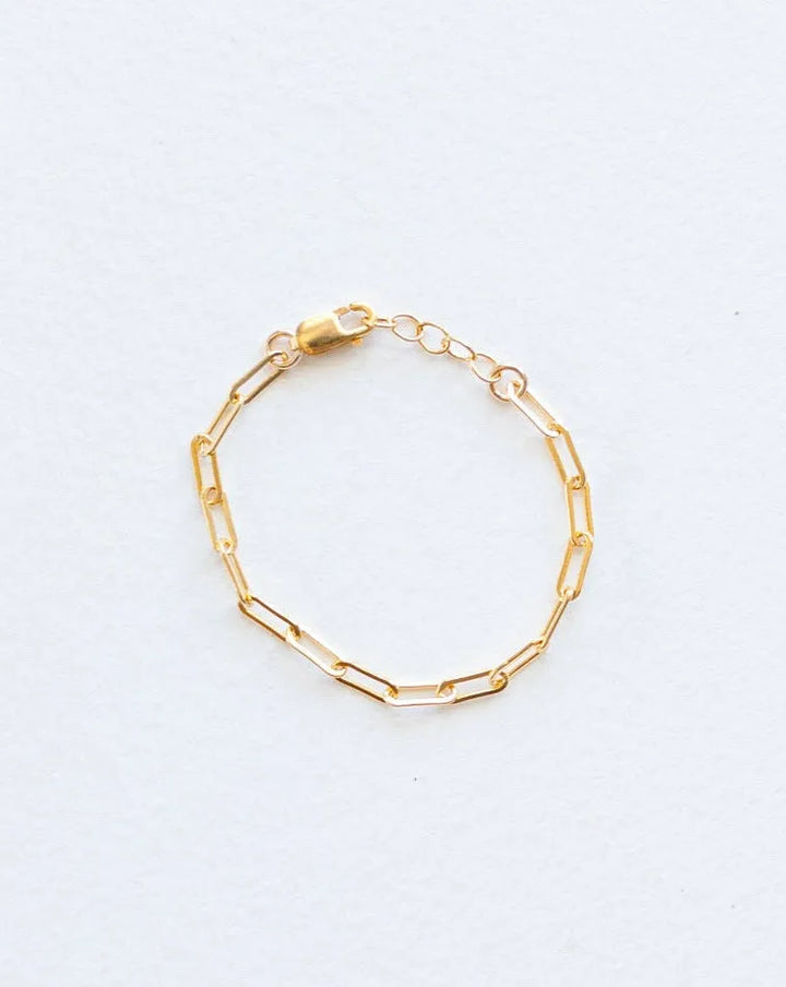 Mommy & Me Paperclip Bracelet - 14K Gold Filled