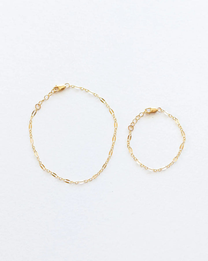 Mommy & Me Stella Bracelet - 14K Gold Filled