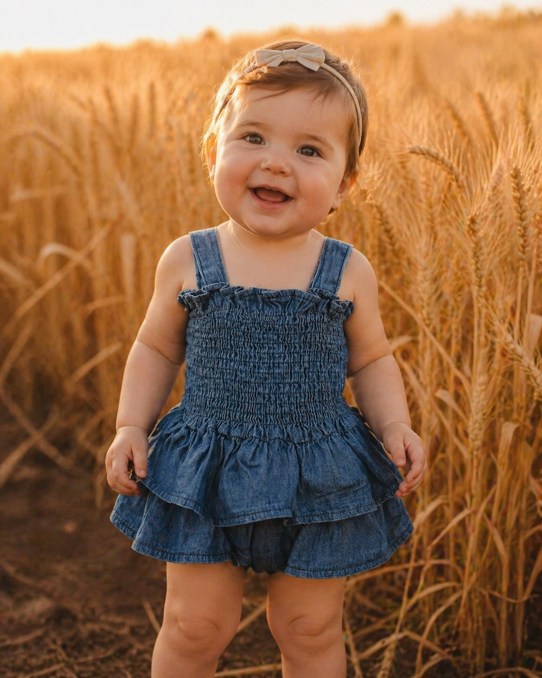 Denim Darling Romper