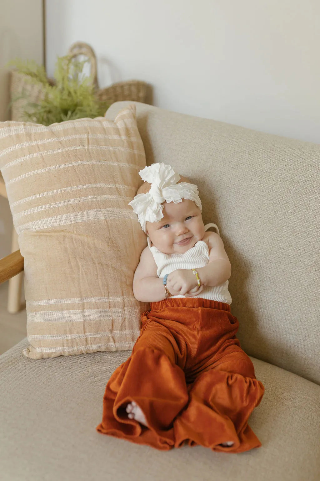 Swoon Layered Headband in White