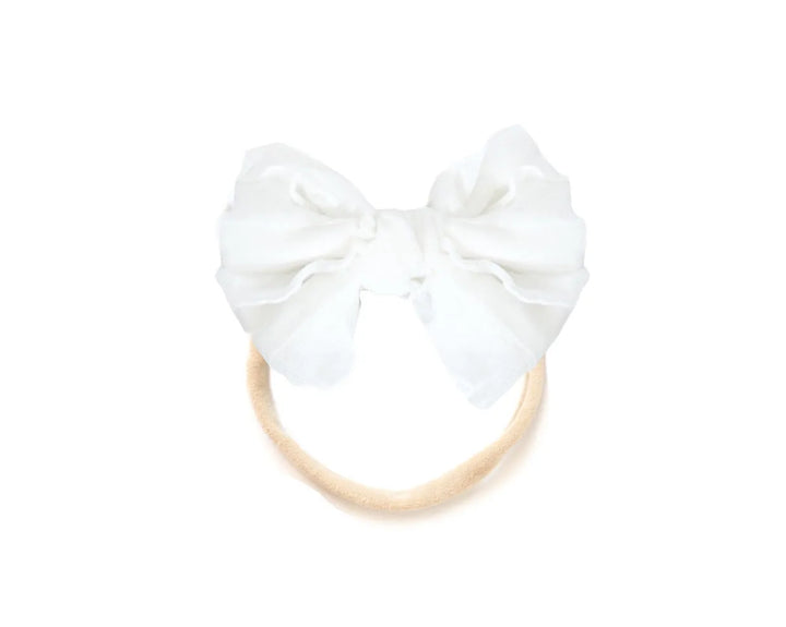 Harlow Headband in White