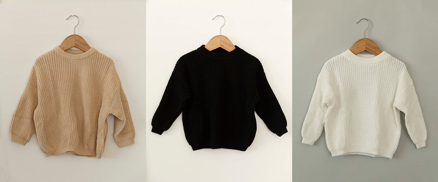 Tansy Knit Sweater in White - Reverie Threads