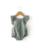Evelyn Romper in Sage Green - Reverie Threads
