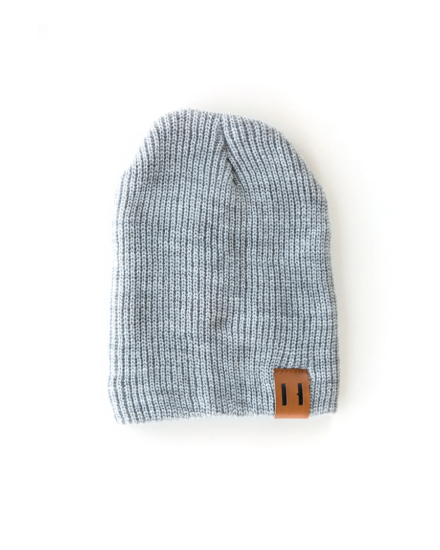 Daddy & Me Dude Beanie in Gray - Reverie Threads