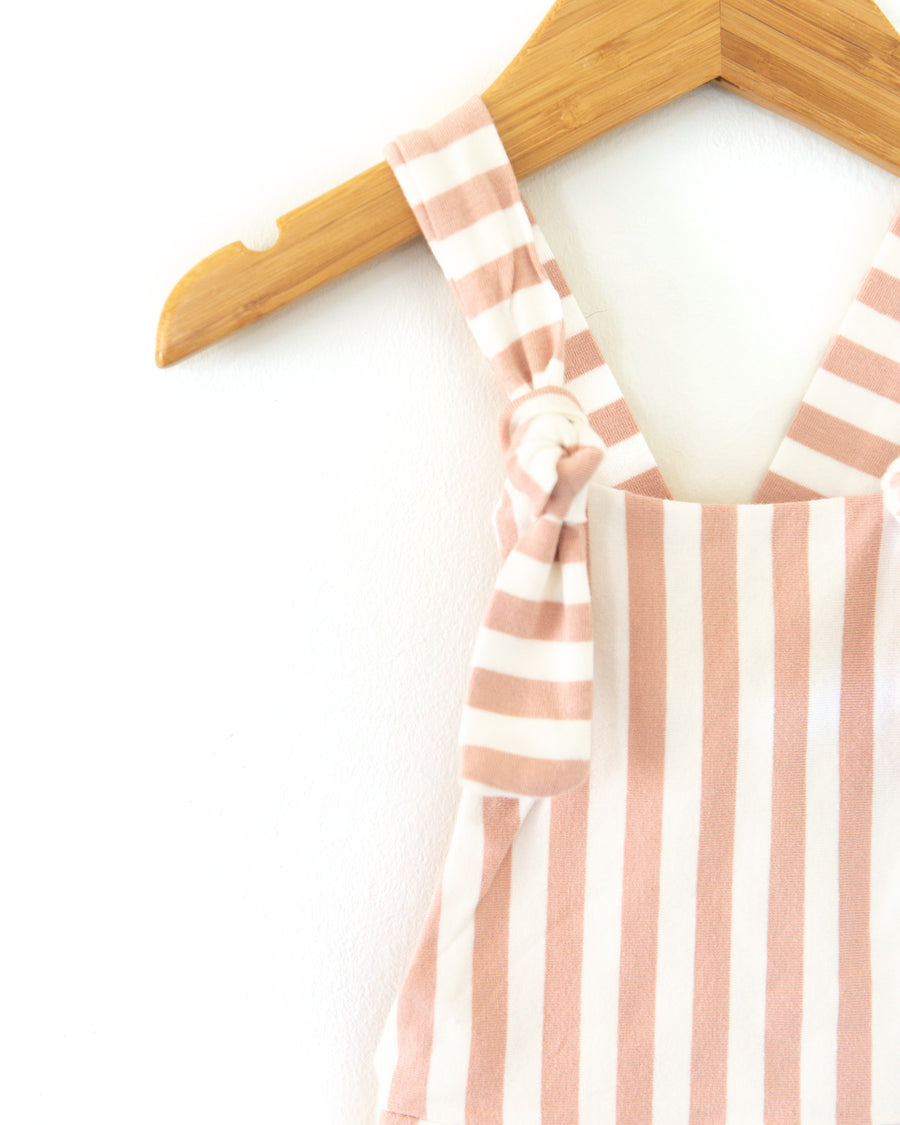 Hippie Vibes Jumpsuit in Pink Stripes - Reverie Threads