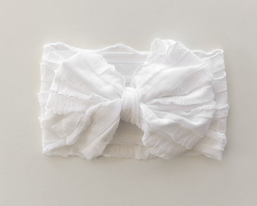 Swoon Layered Headband in White - Reverie Threads