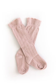 Knee High Socks in Blush - Reverie Threads
