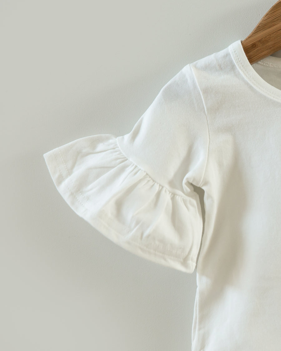 Annabelle Bodysuit in White - Reverie Threads