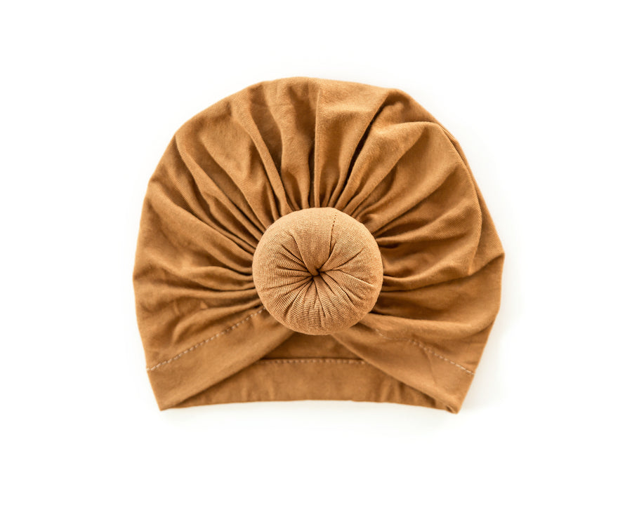 Knot Turban in Tawny - Reverie Threads