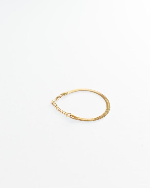 14K Gold Filled Herringbone Bracelet for Mommy & Me