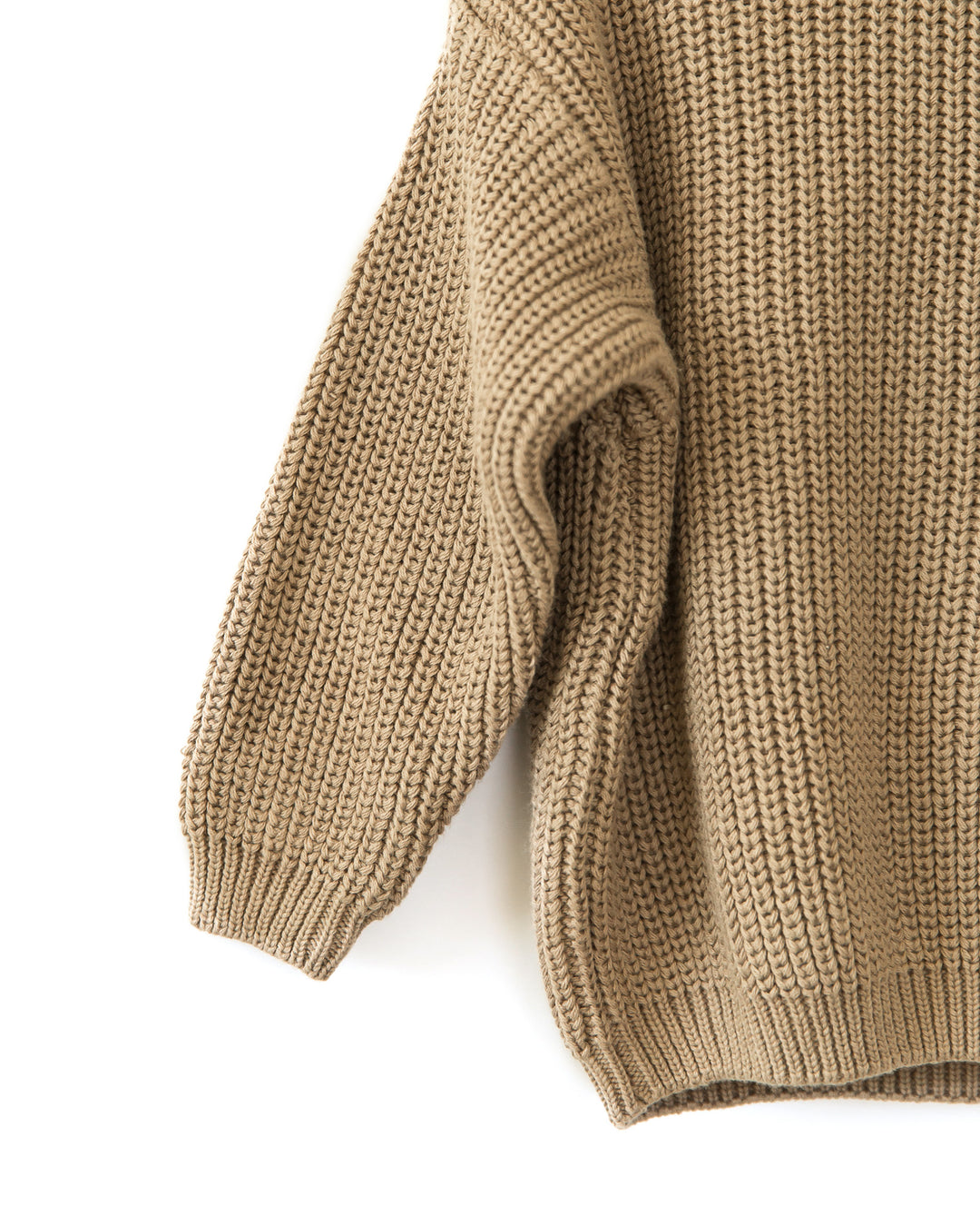 Tansy Knit Sweater in Brown - Reverie Threads