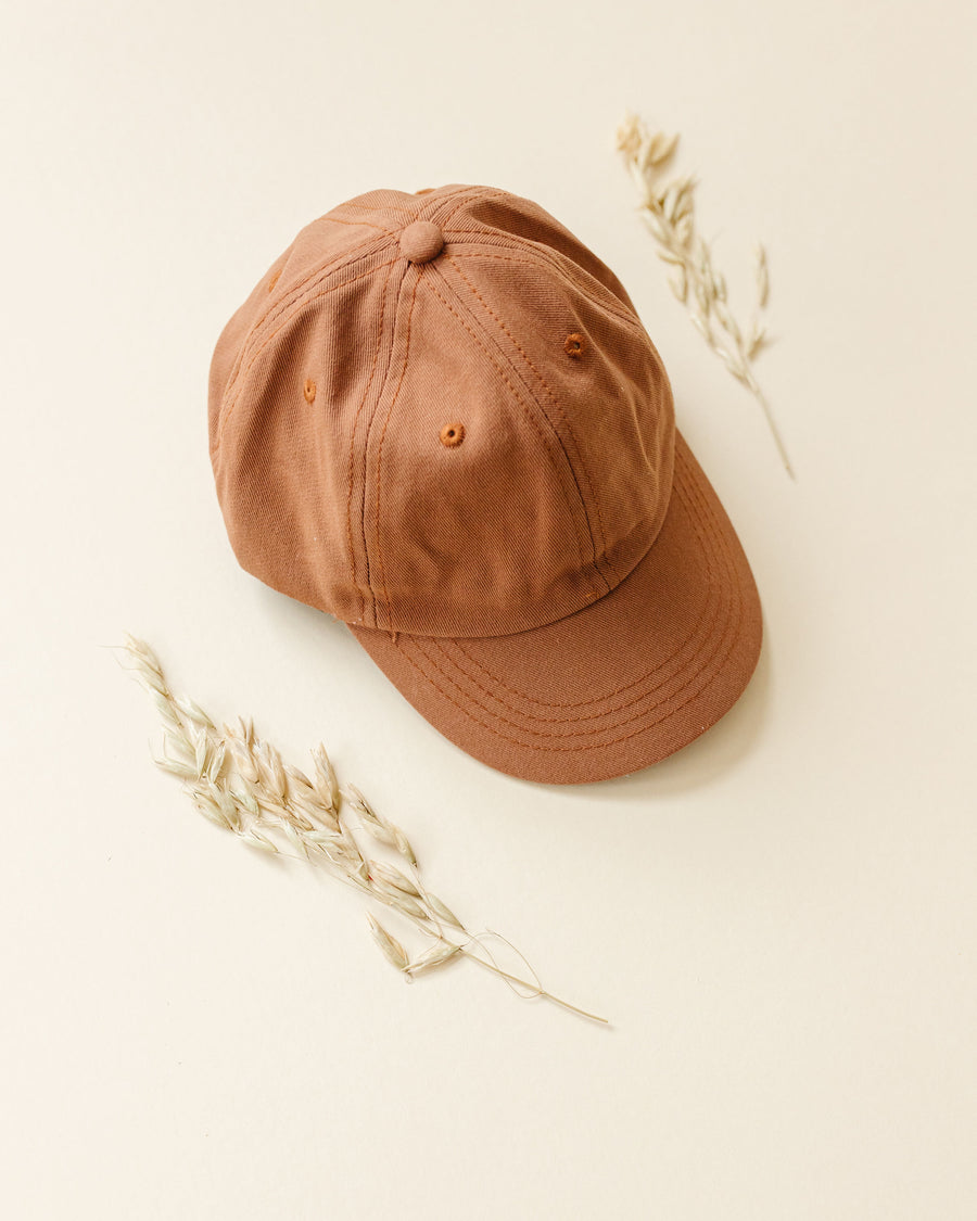 Snapback Hat in Brown