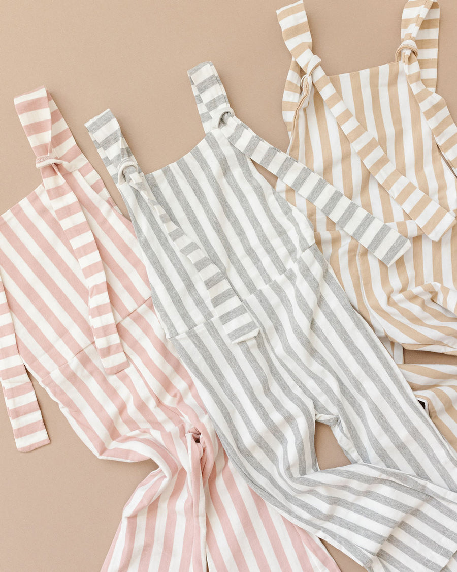 Hippie Vibes Jumpsuit in Pink Stripes