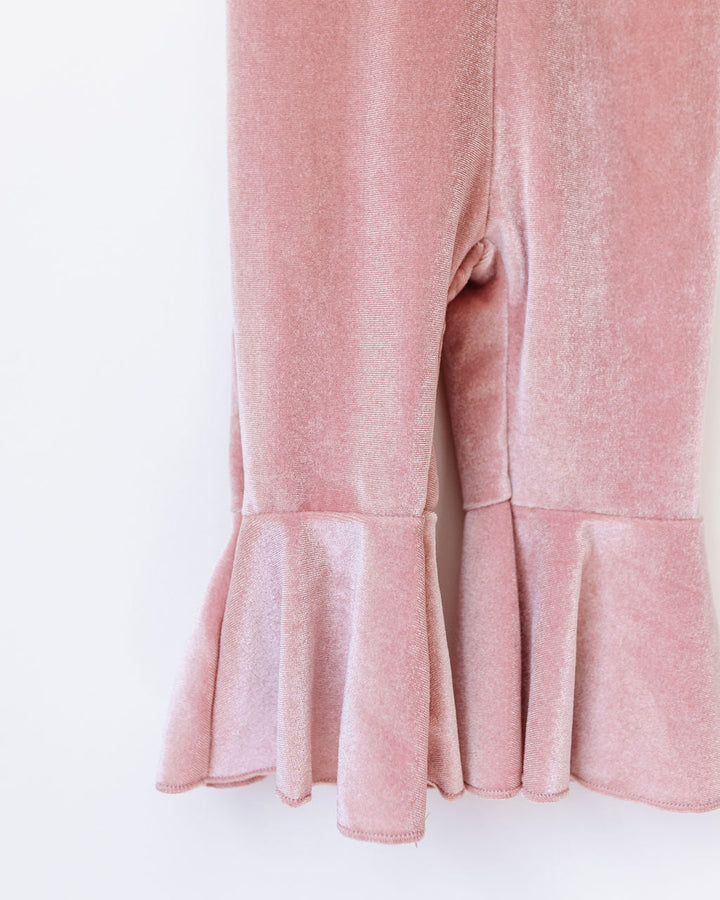 Dinah Velvet Jumpsuit in Pink